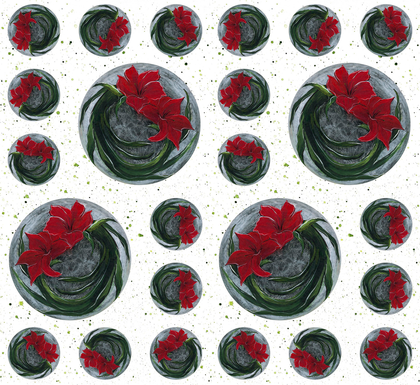 Winter Garden - Amaryllis Window Snow