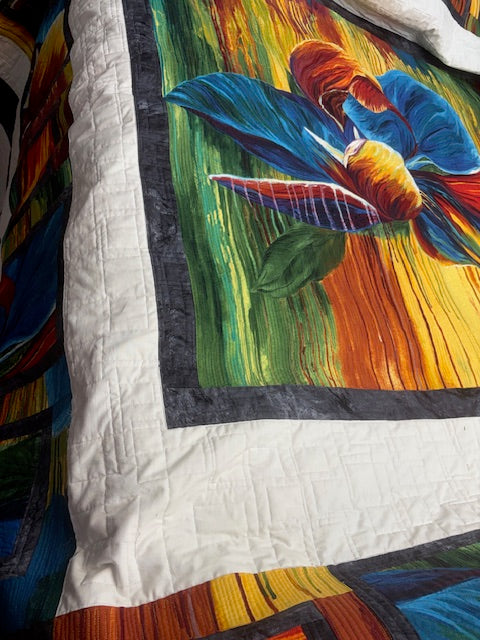 Iris OR Magnolia King Quilt Pattern Free Download