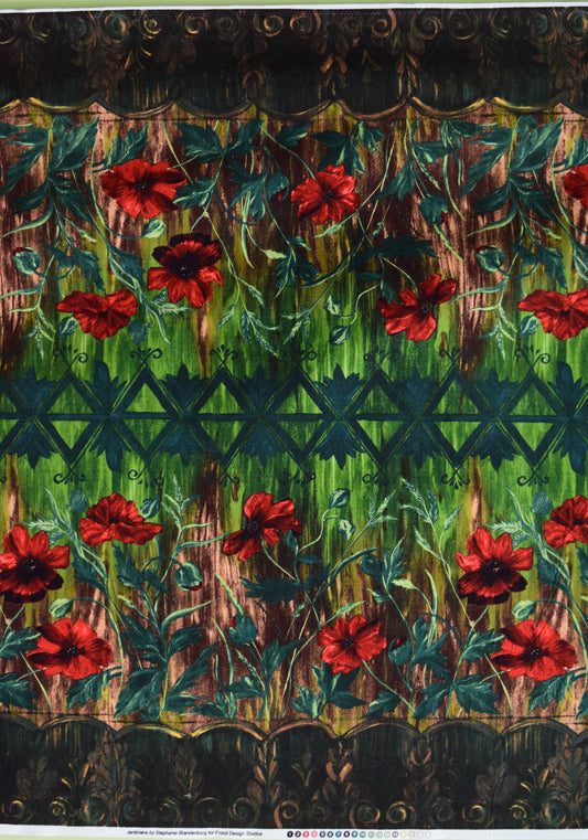 Jardinière - Poppies