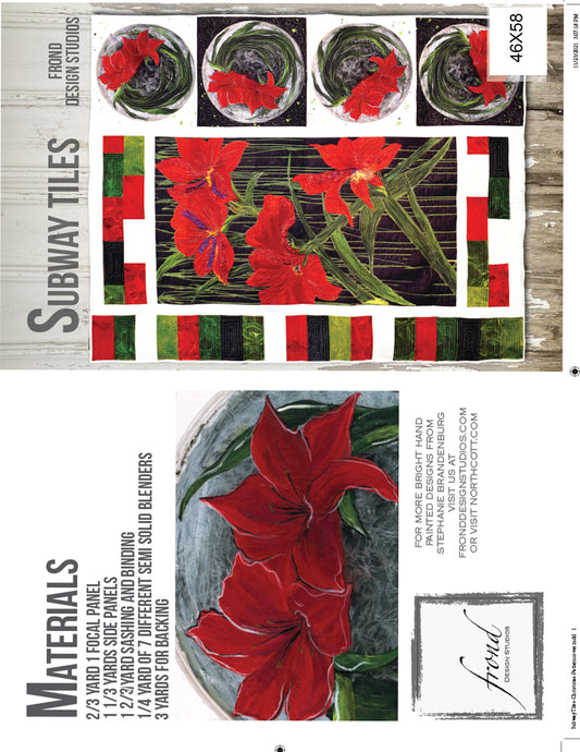 Amarylis Holiday Sparkle Pattern Free Download!