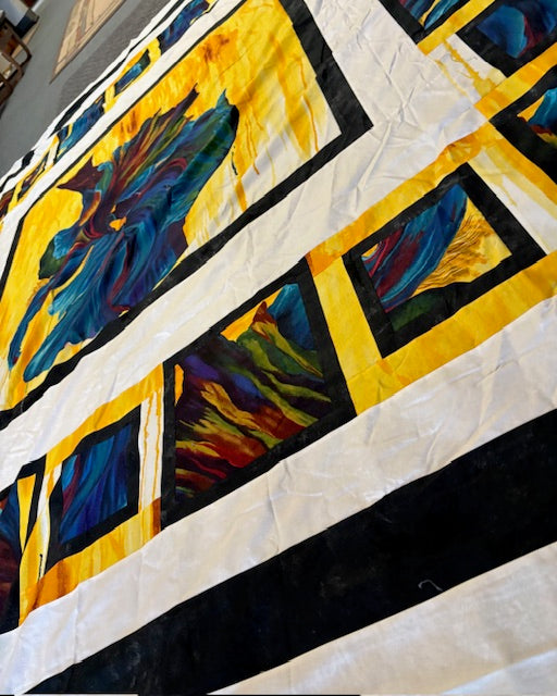 King Size Iris Quilt Kit