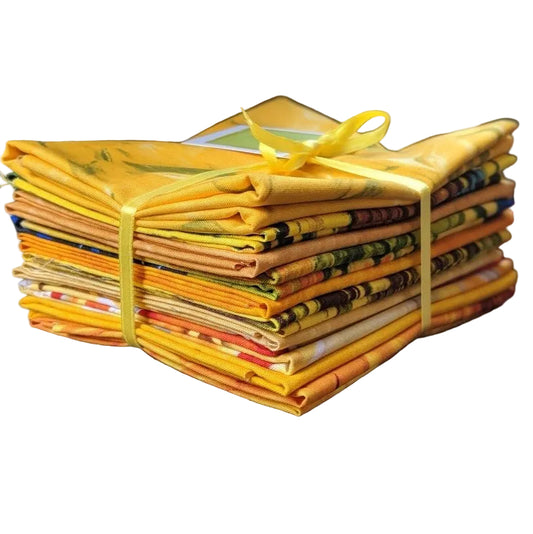 Color Variety Fat Quarter Pack - Yellow